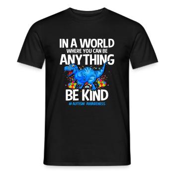 Autism Autism Gift - Men's T-Shirt - black - Front - AI Model Male 178 light (178cm)