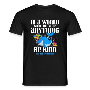 Cadeau autisme autisme - T-shirt homme - noir - Devant - AI Model Male 178 light (178cm)