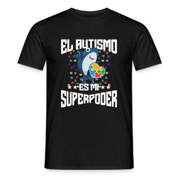 Cadeau autisme autisme - T-shirt homme - noir - Devant - AI Model Male 178 light (178cm)