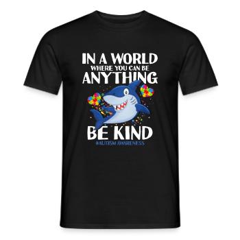 Autism Autism Gift - Men's T-Shirt - black - Front - AI Model Male 178 light (178cm)