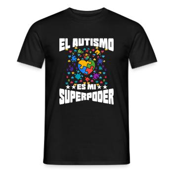 Autism Autism Gift - Men's T-Shirt - black - Front - AI Model Male 178 light (178cm)