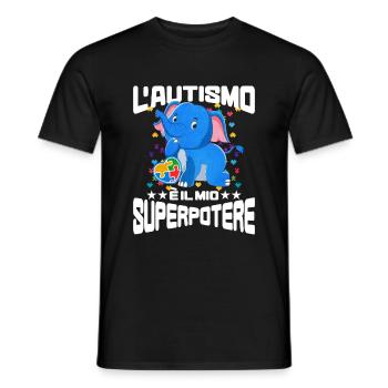 Cadeau autisme autisme - T-shirt homme - noir - Devant - AI Model Male 178 light (178cm)