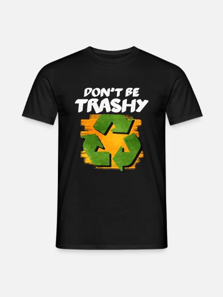 Recycling - Männer T-Shirt - Schwarz