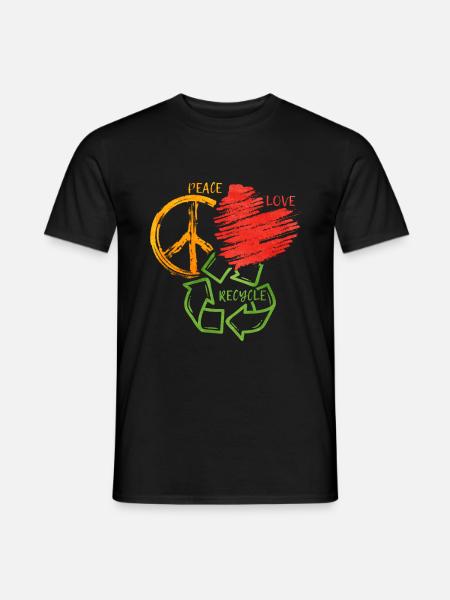 Recycling - Men's T-Shirt - black