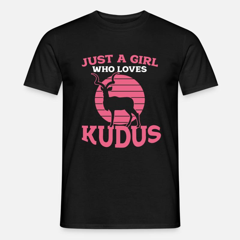 Kudu - Männer T-Shirt - Schwarz