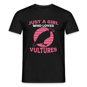 Vautour - T-shirt homme - noir - Devant - AI Model Male 178 light (178cm)