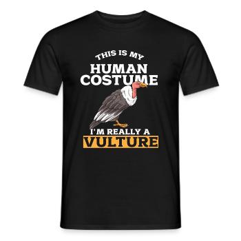 Vautour - T-shirt homme - noir - Devant - AI Model Male 178 light (178cm)