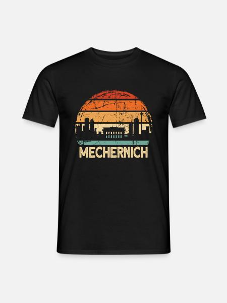 Mechernich - Männer T-Shirt - Schwarz