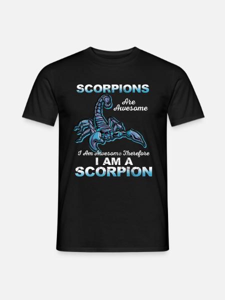 Scorpion - Männer T-Shirt - Schwarz