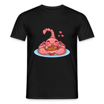 Scorpion - Männer T-Shirt - Schwarz - Vorne - AI Model Male 178 light (178cm)