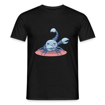 Scorpion - Männer T-Shirt - Schwarz - Vorne - AI Model Male 178 light (178cm)