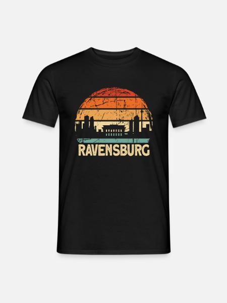 Ravensburg - Männer T-Shirt - Schwarz