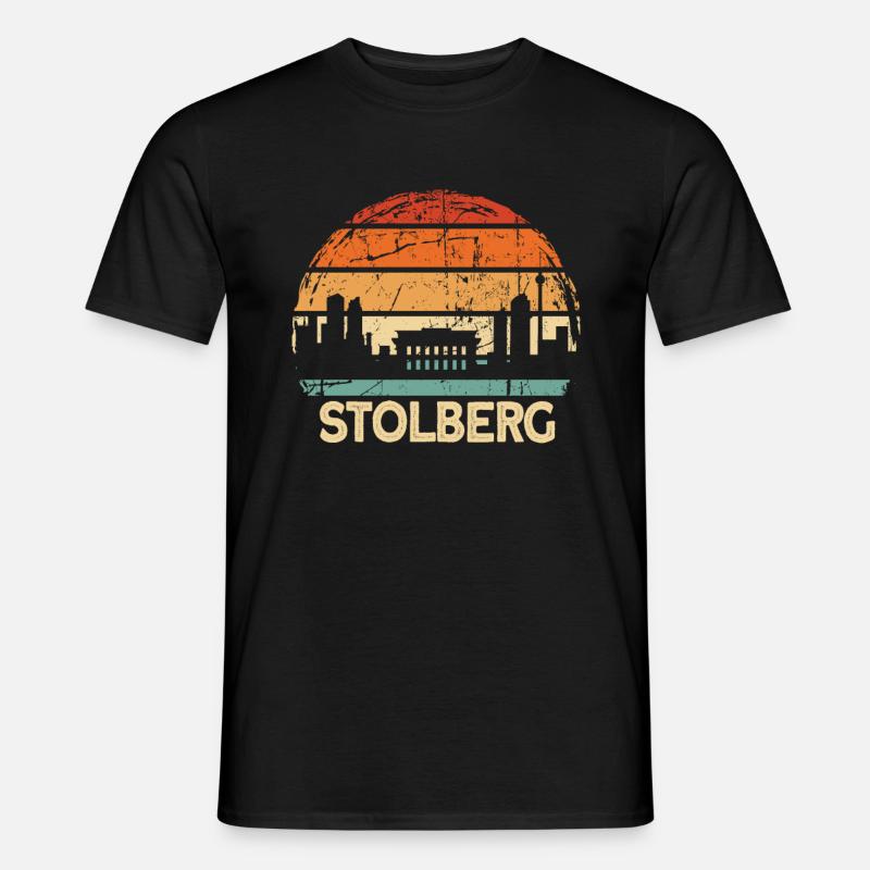 Stolberg - Männer T-Shirt - Schwarz