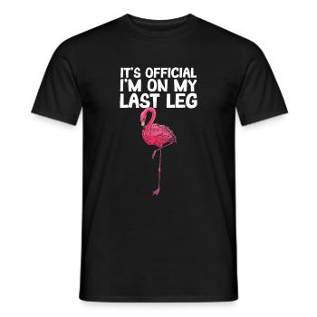 Amputated Leg Prosthesis Gift - Men's T-Shirt - black - Front - AI Model Male 178 light (178cm)