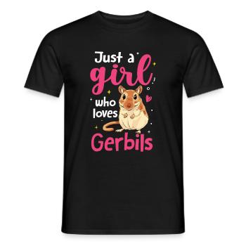 Rennmaus - Männer T-Shirt - Schwarz - Vorne - AI Model Male 178 light (178cm)