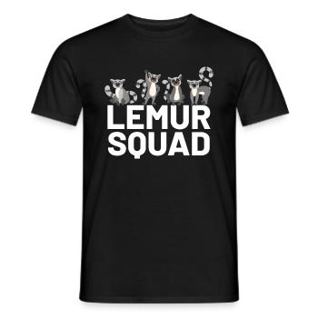Lemur - Men's T-Shirt - black - Front - AI Model Male 178 light (178cm)