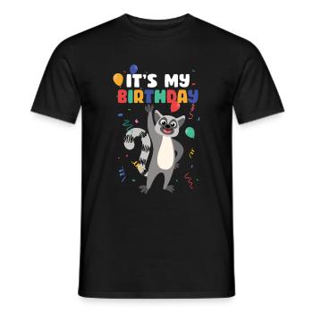 Lemur - Men's T-Shirt - black - Front - AI Model Male 178 light (178cm)