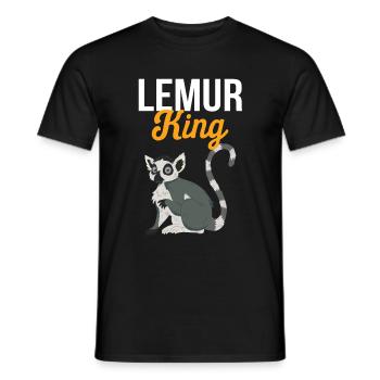 Lemur - Men's T-Shirt - black - Front - AI Model Male 178 light (178cm)