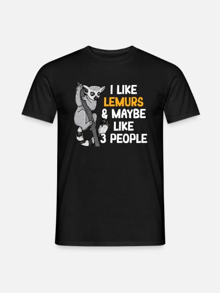 Lemur - Men's T-Shirt - black