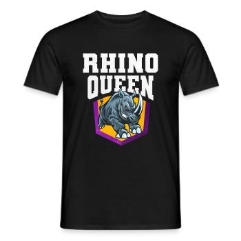 Rhinocéros - T-shirt homme - noir - Devant - AI Model Male 178 light (178cm)