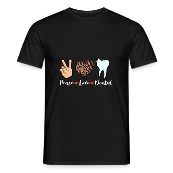 Dents dentaires Dentiste Dentiste - T-shirt homme - noir - Devant - AI Model Male 178 light (178cm)