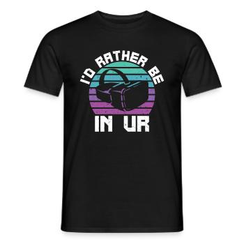 Cadeau VR de réalité virtuelle - T-shirt homme - noir - Devant - AI Model Male 178 light (178cm)