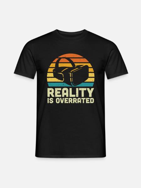 Virtual Reality VR Gift - Men's T-Shirt - black