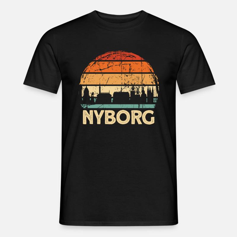 Nyborg - Men's T-shirt - black