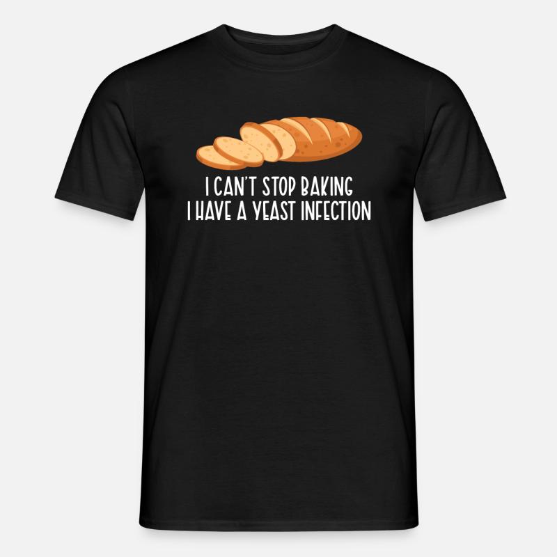 Infection à levures de cuisson - T-shirt homme - noir