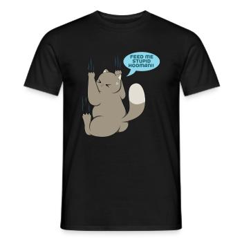 Chat - T-shirt homme - noir - Devant - AI Model Male 178 light (178cm)