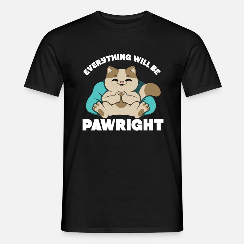 Alles wird gut werden - Männer T-Shirt - Schwarz
