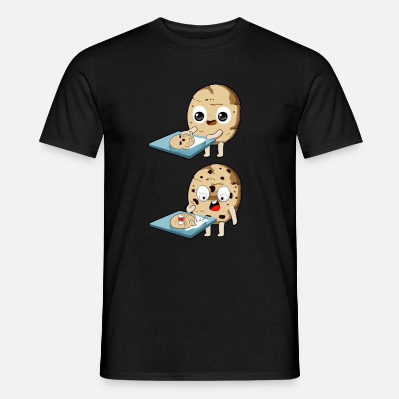 Cookiee Bébé mignon - T-shirt homme - noir