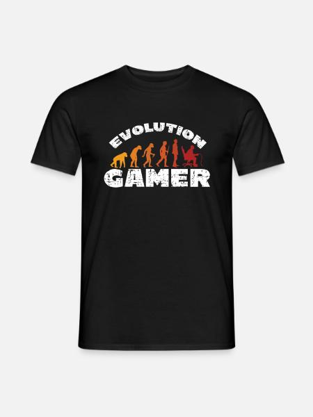 Evolution Gamer - Men's T-Shirt - black