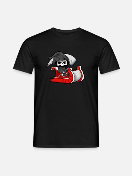 Sensenmann - Männer T-Shirt - Schwarz