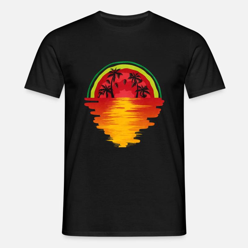 Pastèque - T-shirt Homme - noir