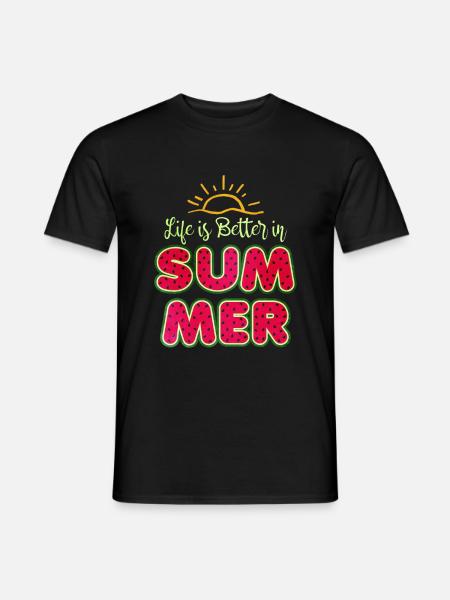 Pastèque - T-shirt homme - noir
