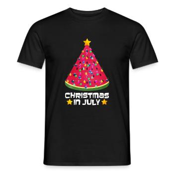 Watermelon - Men's T-Shirt - black - Front - AI Model Male 178 light (178cm)