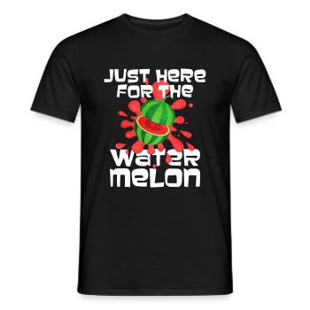 Watermelon - Men's T-Shirt - black - Front - AI Model Male 178 light (178cm)