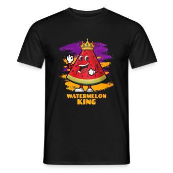 Watermelon - Men's T-Shirt - black - Front - AI Model Male 178 light (178cm)