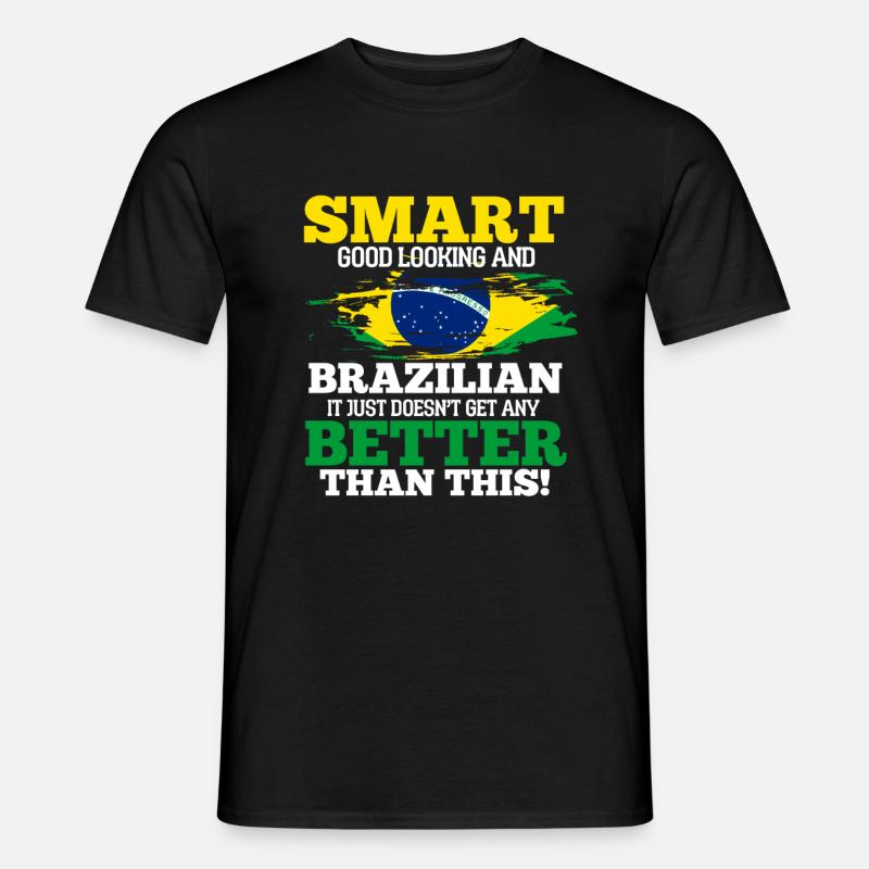 Brasilien - Männer T-Shirt - Schwarz