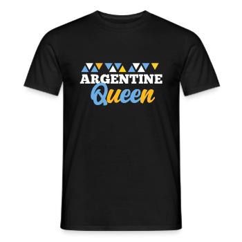 Argentina - Men's T-Shirt - black - Front - AI Model Male 178 light (178cm)