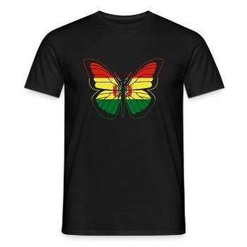 Bolivien - Männer T-Shirt - Schwarz - Vorne - AI Model Male 178 light (178cm)