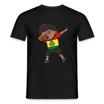 Bolivien - Männer T-Shirt - Schwarz - Vorne - AI Model Male 178 light (178cm)