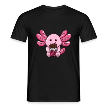 Chocolate - Men's T-Shirt - black - Front - AI Model Male 178 light (178cm)