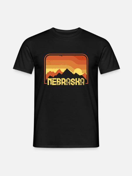 Nebraska - Men's T-Shirt - black