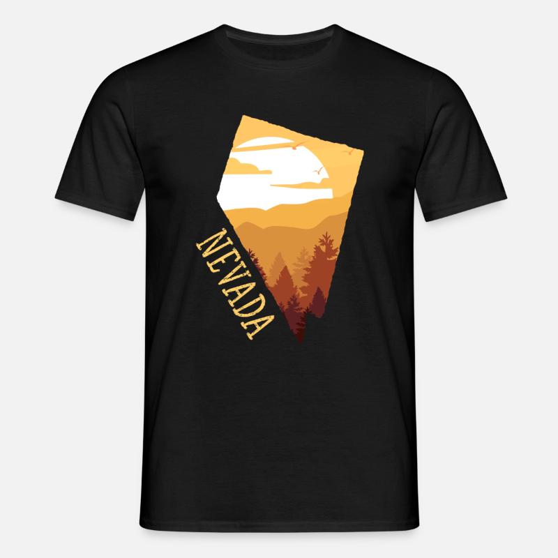 Nevada - Männer T-Shirt - Schwarz