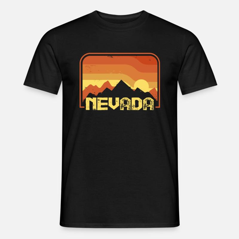 Nevada - Männer T-Shirt - Schwarz