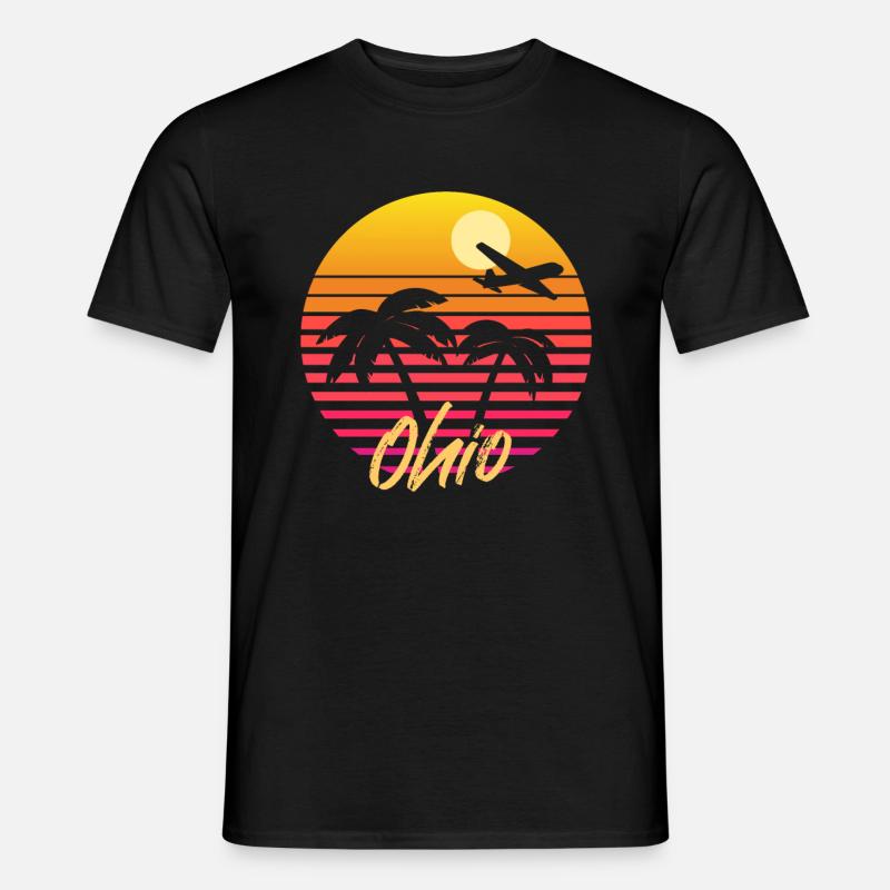 Ohio - Männer T-Shirt - Schwarz