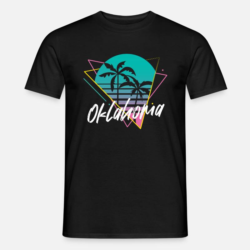 Oklahoma - Männer T-Shirt - Schwarz
