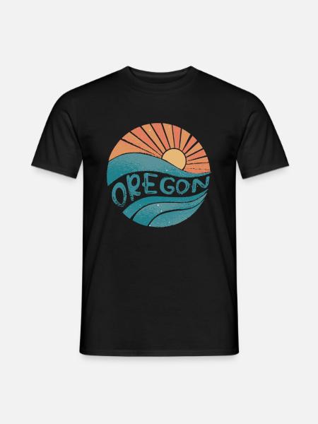 Oregon - Men's T-Shirt - black